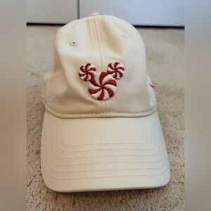 Disney Parks Disneyland Mickey Icon Peppermint Swirl Cream Hat Cap One Size
